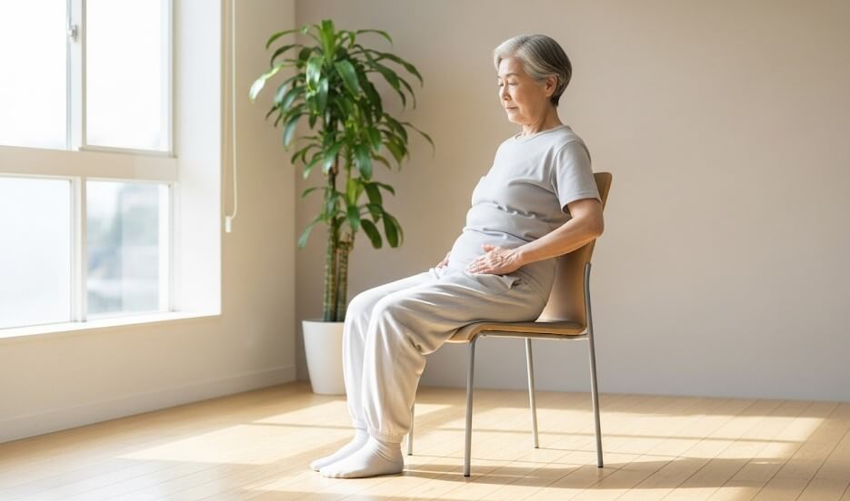 高齢者でも無理なくできるお腹引き締めエクササイズ