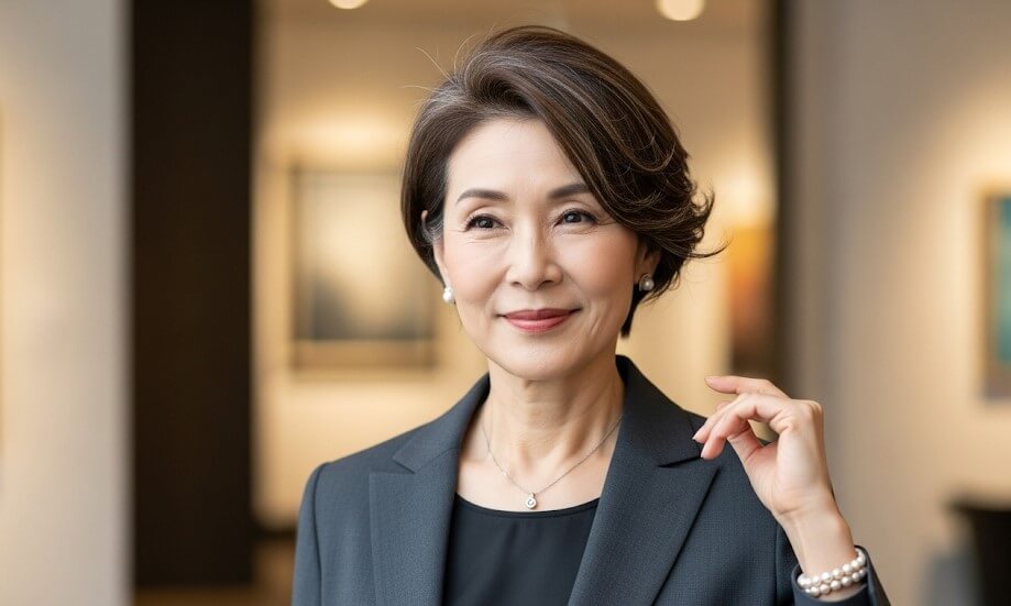 若く見える60代髪型ぽっちゃりショートのおすすめスタイル特集