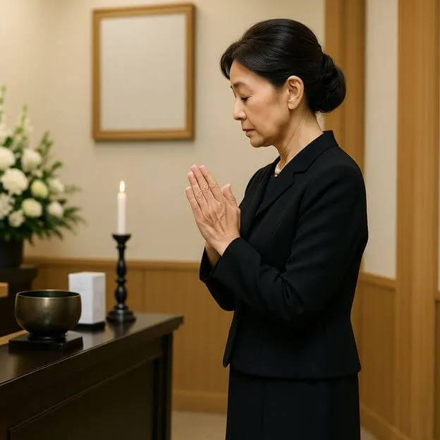 体型カバーとロング丈で品格を保つ